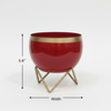 Apple bowl meena print Pot