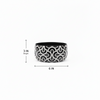 Ivory Blossom Metal Planter Pot