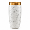 Splatter White & Copper Planter