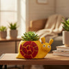 Snail Clay Flower Pots