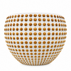 Brown Dot Textured Planter