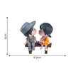 Boy & Girl Bench Miniature Set of 4