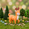 Brown Baby Deer Miniature Set of 4