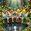 Angels with Leaves Miniature Set of 4
