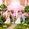 Boy & Girl Wedding Miniature Set of 4