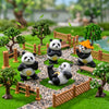 Panda Miniature Set of 4