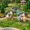Boy & Girl Beach Miniature Set of 4
