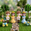 Boy & Girl Miniature Set of 4