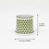 Triangle Pattern Ceramic Planter Pot