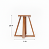 Classic Wooden Plant Pedestal Stand