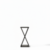 Minimalist X-Frame Metal Plant Stand