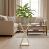 Minimalist X-Frame Metal Plant Stand