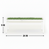 Modern White Metal Plant Stand