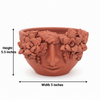 Small Face Flower Pot