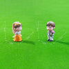 Boy, Girl & Dog Miniature Set of 6