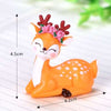 Brown Baby Deer Miniature Set of 4