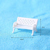 White Chairs Miniature Set of 3