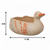 Ceramic Bird Duck Planter Pot