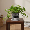Triangle Pattern Ceramic Planter Pot