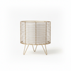 Round Metal Planter Stand Pot