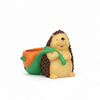 Hedge Hog Pushing Orange Shaped Planter Pot