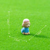Boy, Girl & Dog Miniature Set of 6