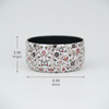 Floral Elegance Metal Pot