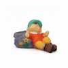 Figurine Planter Boy Stone Planter Pot