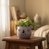 Cute Lamb Face Fiber Planter Pot