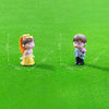 Boy, Girl & Dog Miniature Set of 6