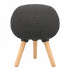 Textured Pebble Planter with Wood Stand