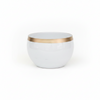 Floral Elegance Metal Pot