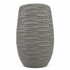 Elevated Grey Texture Ceramic Pot