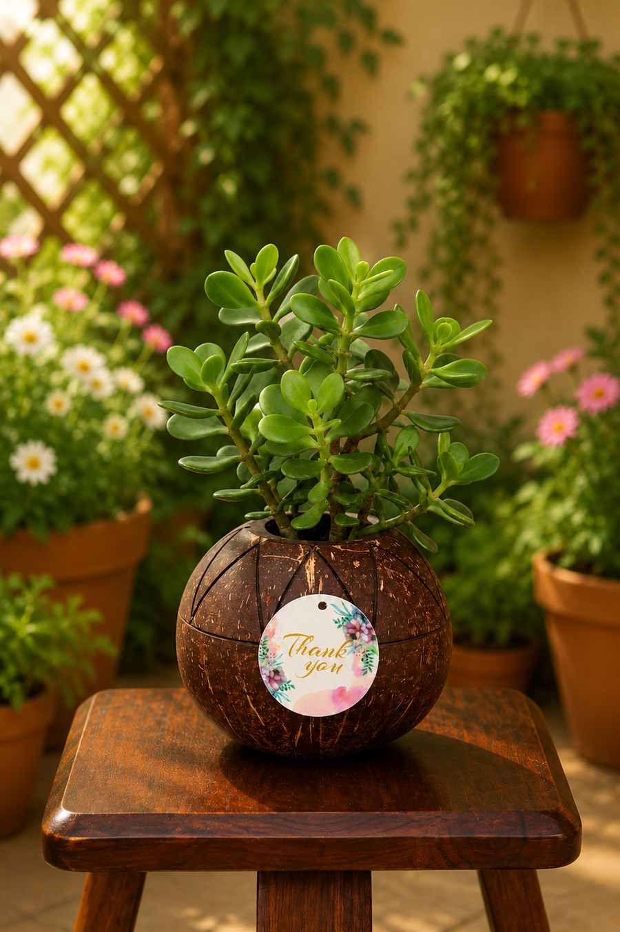 Premium Coco Pot Plant Gift