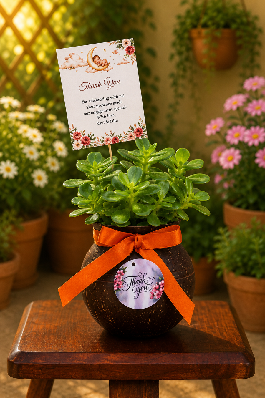 Premium Coco Pot Plant Gift
