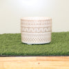 Ceramic Round Pot C15 Cera Pot- Geometric