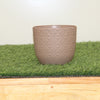 Plastic Round Pot Veron Diamond 17 Blue (11x10 Inches)