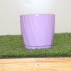 Plastic Round Pot Aqua (5.9x6.3 Inches)
