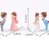 Boy & Girl Wedding Miniature Set of 4
