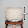 Decorative Fluted Planter Pot