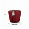 Durable Root-Friendly Red Grow Bag Small