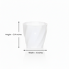 Plastic Swirl Flower Pot