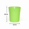 Parrot Green Tabletop Plastic Planter Pot