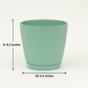 Elegant Eva Plastic Planter