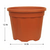 Grow Pro Plastic Planter Pot