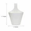 Shera White Plastic Hanger Pot