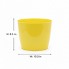 Bright Yellow Decorative Plant Pot