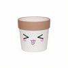 Funny Emoji Face Ceramic Pot