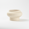 Aurora Ribbed Ceramic Planter Pot