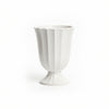Elegant Ribbed Ceramic Planter Pot